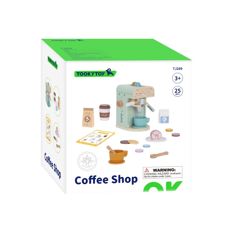 Machine à café en bois | Jouets en bois - En vente sur Child-Home.ch